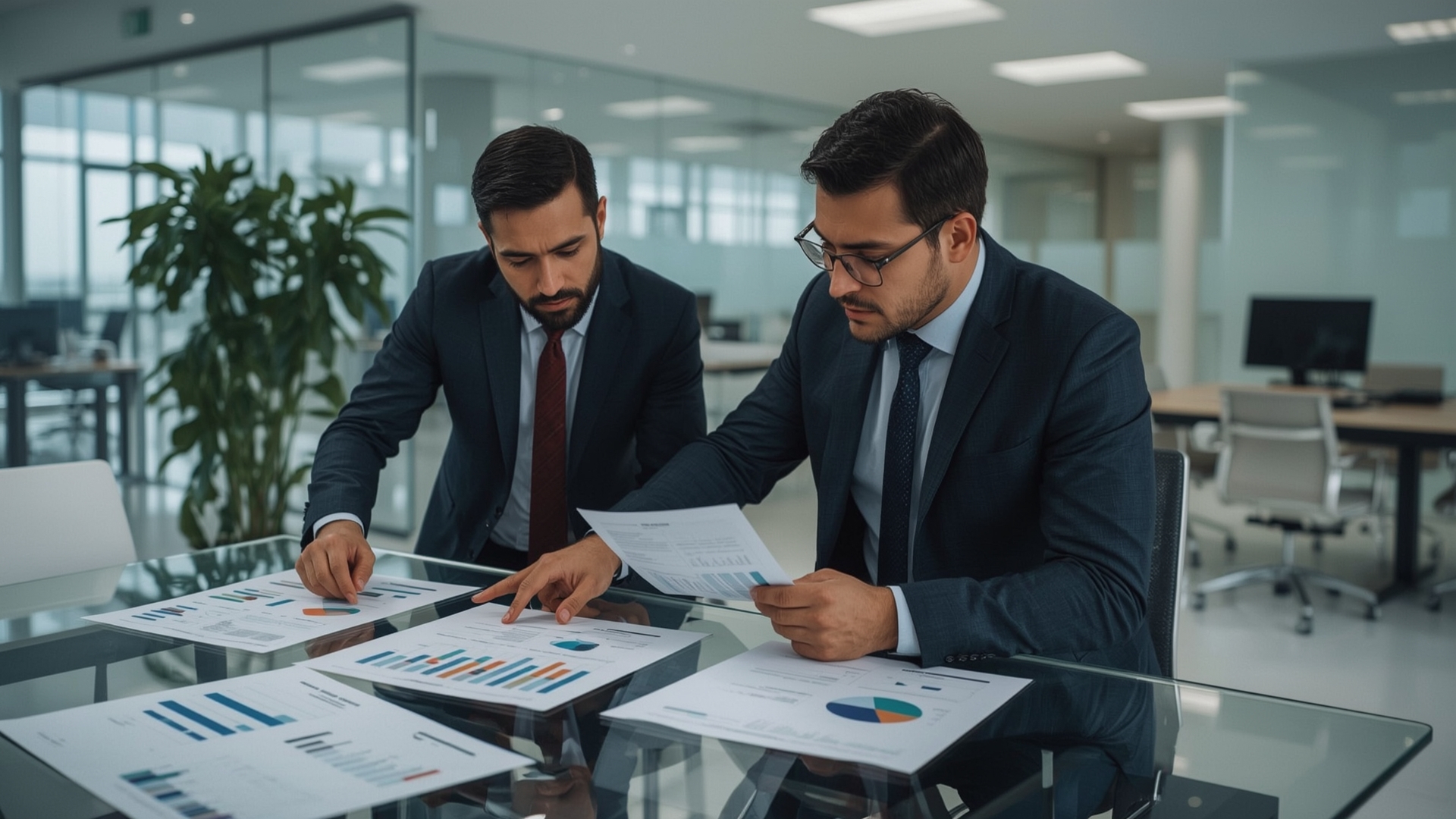 Oficina moderna de contabilidad cryvenomelix