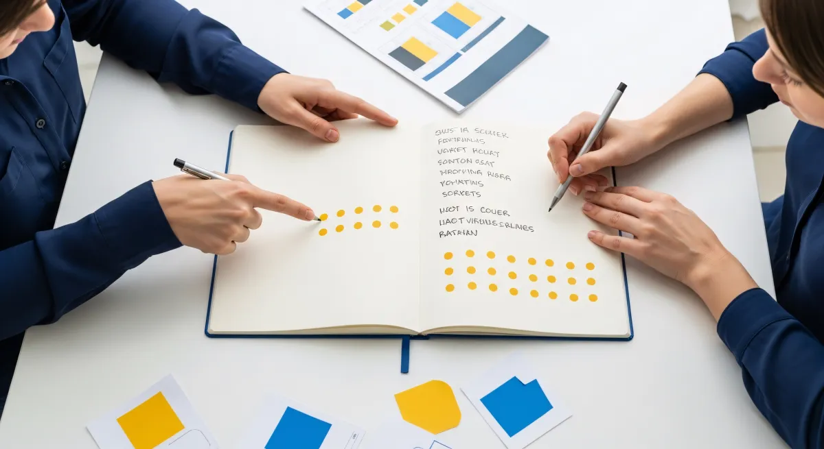 Brainstorming-Workshop Gruppe